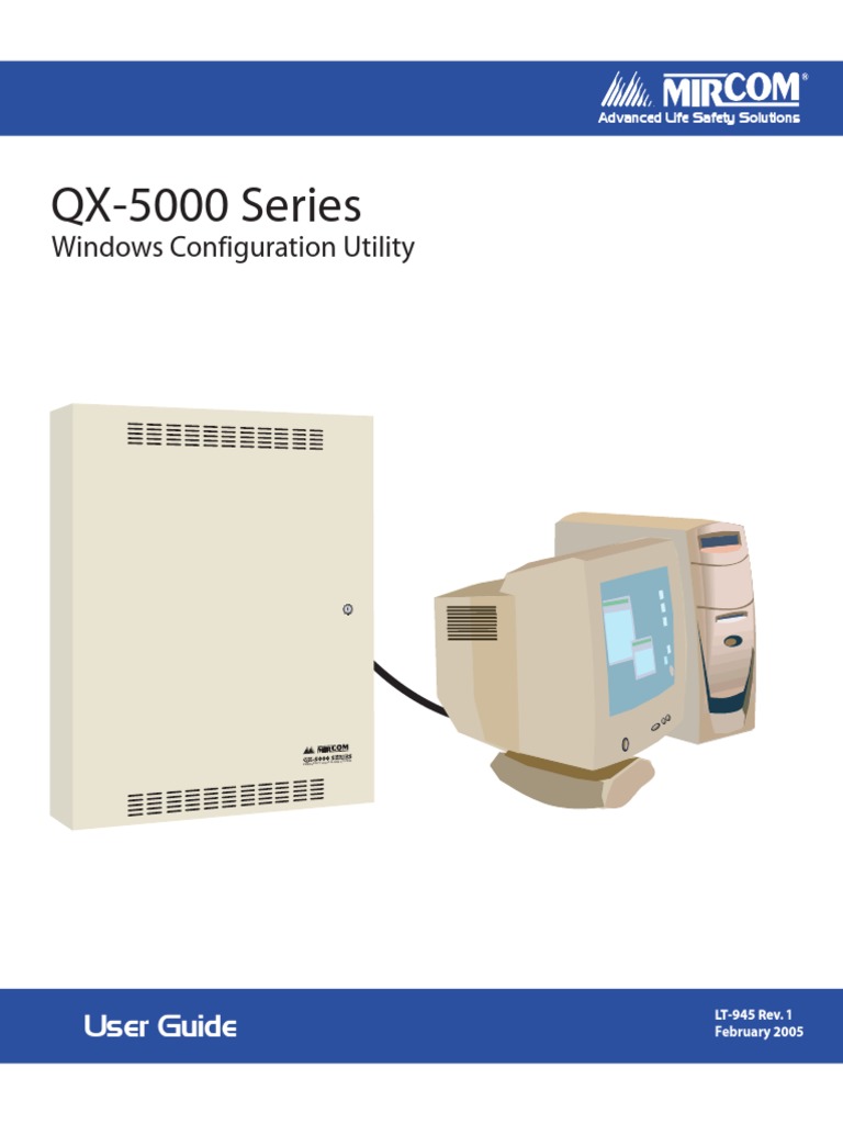 QX-5000 User Guide for Configuration Utility | PDF | Window (Computing ...