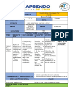 Sesion de Aprendizaje 02 de Junio