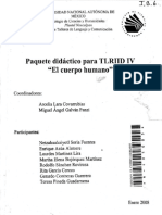 Paquete Didáctico para TLRIID IV - El Cuerpo Humano