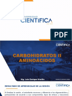 Semana+14 Carbohidratos+II AmonoÁcidos+y+ProteÍnas+i QuÍmica+OrgÁnica