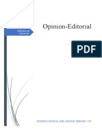 Opinion Editorial