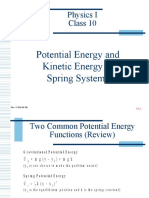 Lec10-Potential Energy and Kinetic Energy in Spring Systems