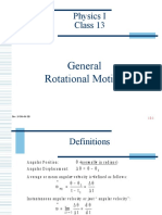 Lec13-General Rotational Motion