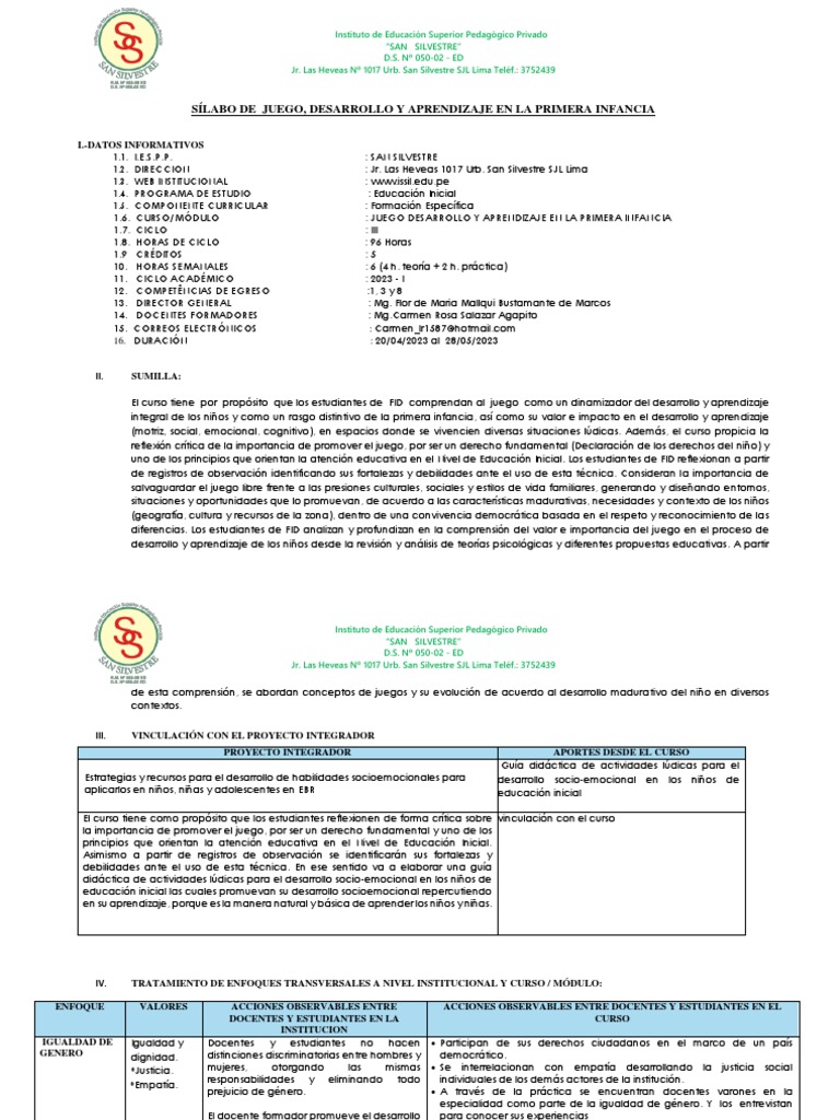 Juego y Aprendizaje en la Infancia | PDF | Crecimiento personal y ...
