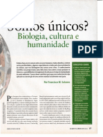 Somos unicos - biologia, cultura e humanidade