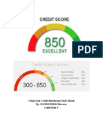 Clean Your Credit Beneficiary Style Ebook