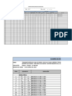 Formato para Llevar Control de Muestra de Hormigones