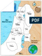 12 Tribus de Israel Mapa Interactivo