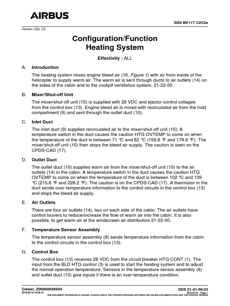 21-41-00-02 - Heating System - Configuration-Function | PDF | Relay ...