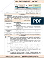 Julio - 2do Grado Conocimiento Del Medio (2022-2023)