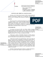 Sentencia Del Tribunal Constitucional en Favor de Rafael López Aliaga