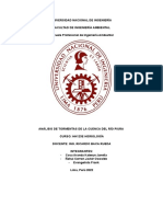 Analisis de Tormenta de La Cuenca Del Rio Piura