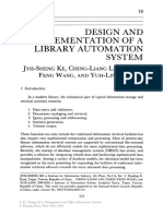 Design and Implementation of A Library Automation System