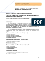 8.9. Avaliação da Radioproteção em um departamento de MN