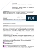 Plano de Ensino Fundamentos II