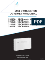 Manuel Dutilisation Klimea Horizontal 9-10-12 15 HP V1.2021