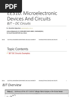 26 - EE310 - BJT - DC Circuits