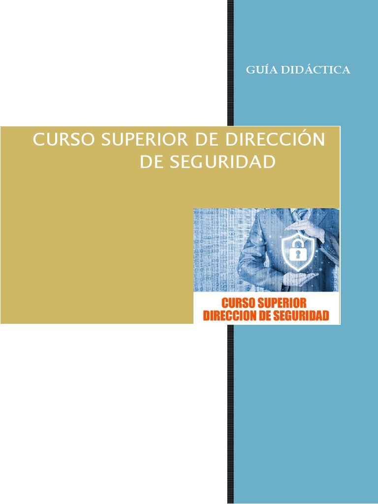 Curso Online de Director de Seguridad | PDF | Valores | Moodle
