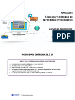 SPSU-861 - Actividad Entregable - 1 Tecnicas y Metodos de Aprendizaje Investigativo.