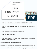 Orígens Lingüístics I Literaris