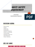 # Product Safety Issues of Garments