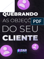 Quebrando As Objecoes Do Seu Cliente 1