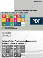 Indikator Tujuan Pembangunan Berkelanjutan Provinsi Kalimantan Selatan 2022