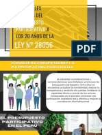 Principales Desafios Del Presupuesto Participativo