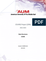 AUM CE368 - Project - SUMMER2023