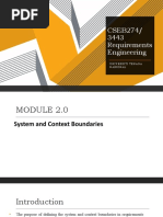 Chapter 2 - System Context and Boundaries