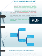 Aplikasi Analisis Kuantitatif 1