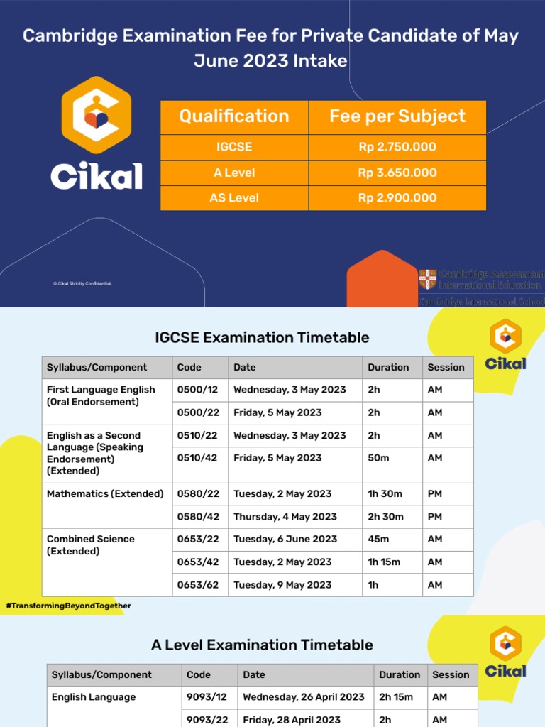 Exam Fees & Schedule for Private Candidates | PDF | Science