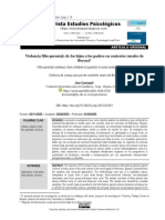 Revista Estudios Psicológicos: Violencia Filio-Parental de Los Hijos A Los Padres en Contextos Rurales de Boyacá