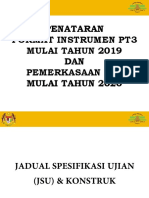 Penataran Format PT3 2019 Dan Pemerkasaan JSU