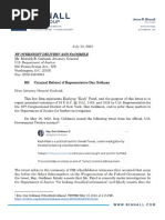 2023.07.13 - Goldman Referral To DOJ