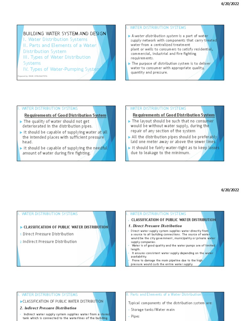 2 Building Water System and Design Download Free PDF Pump Water