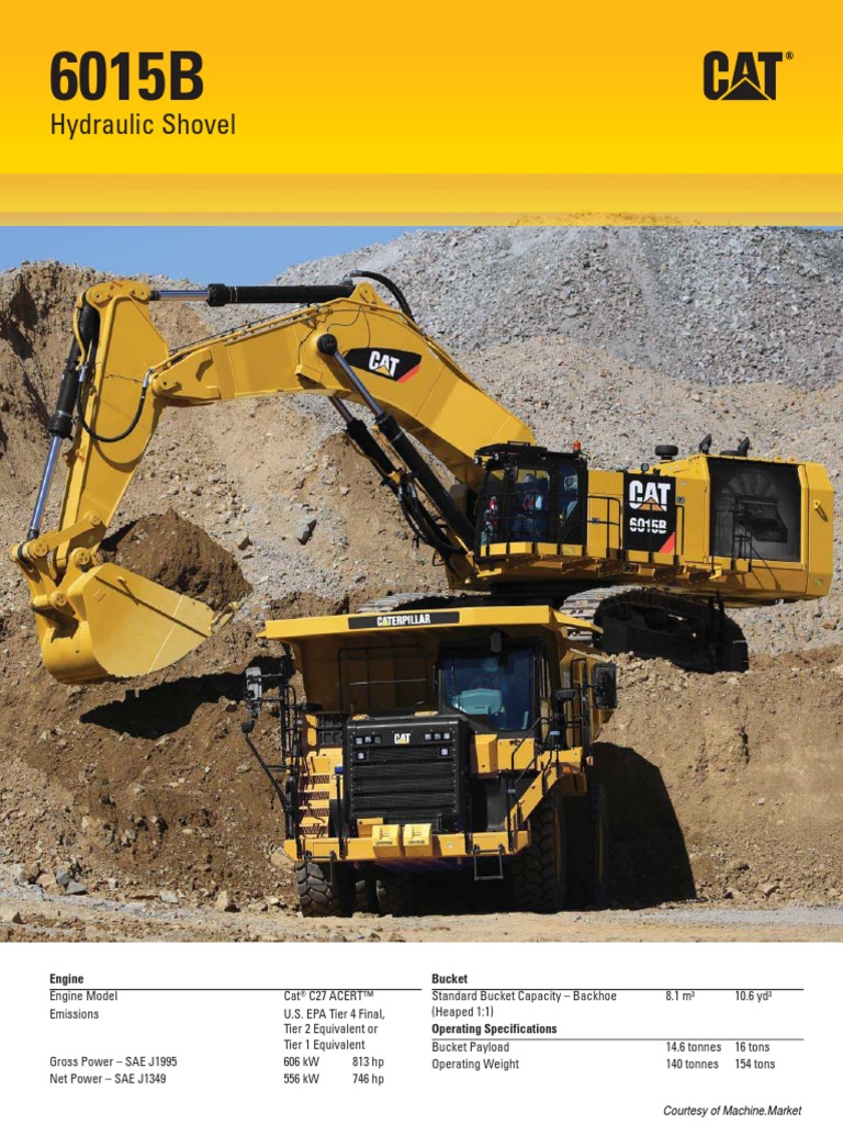 Caterpillar Cat Mining Shovel Excavators Spec 27ce0e | PDF | Exhaust ...