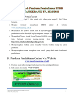 Panduan Dan Persyaratan PPDB 2020