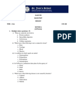 Class 8 Block Test Qs Paper