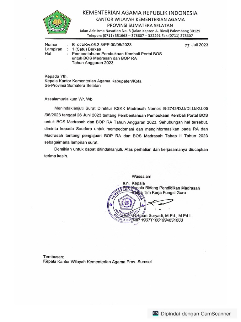 Pengajuan Bos Tahap Ii Pdf