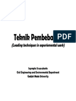 K2 - Teknik Pembebanan Laboratorium