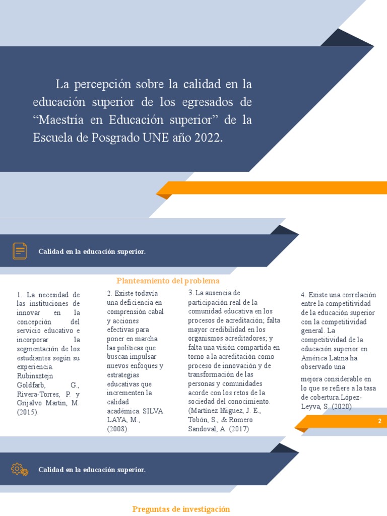 Unidad 4 - Calidad en La Educacion Superior | PDF | Enseñando ...