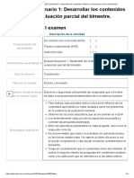 Examen - (AAB02) Cuestionario 1 - Desarrollar Los Contenidos Relativos A La Evaluación Parcial Del Bimestre