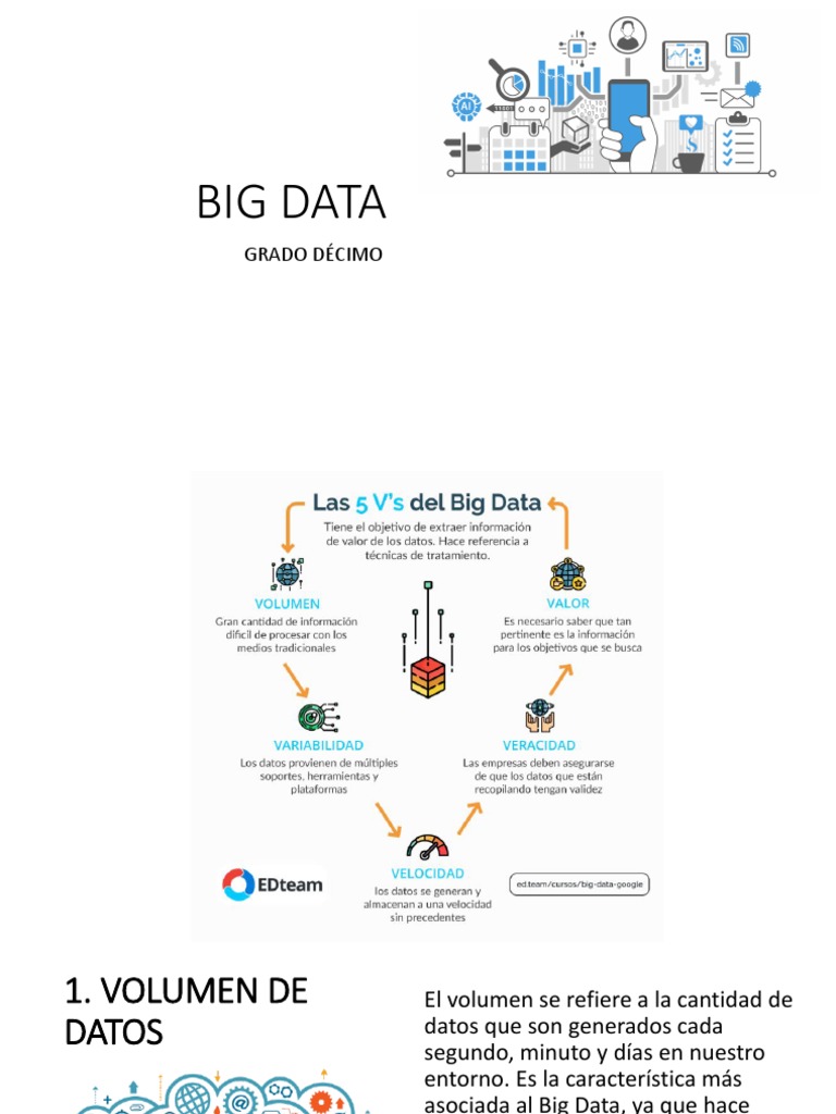 Características Clave del Big Data | PDF | Big Data | Inteligencia ...