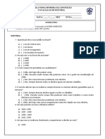 1 AVALIAÇAO HIS. 5 ANO Aespecial