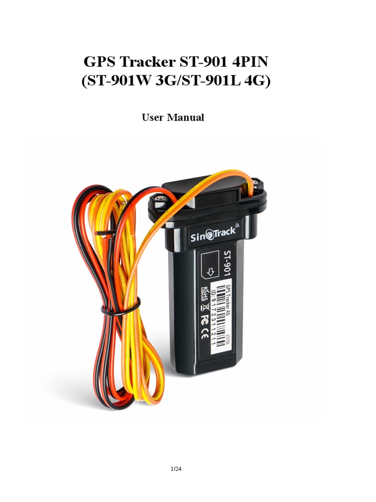 ST-901 GPS Tracker User Manual | PDF | Mobile App | Computer Networking