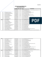 Jadwal Perkuliahan Gasal 2022 s1 FH Uht New