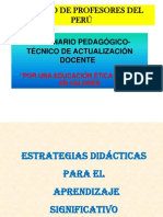 Estrategias y Aprendizaje Significativo