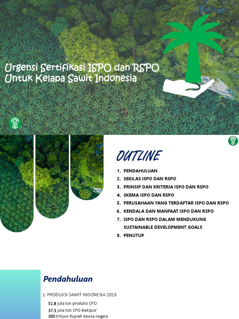Urgensi Sertifikasi ISPO dan RSPO | PDF | Sains & Matematika