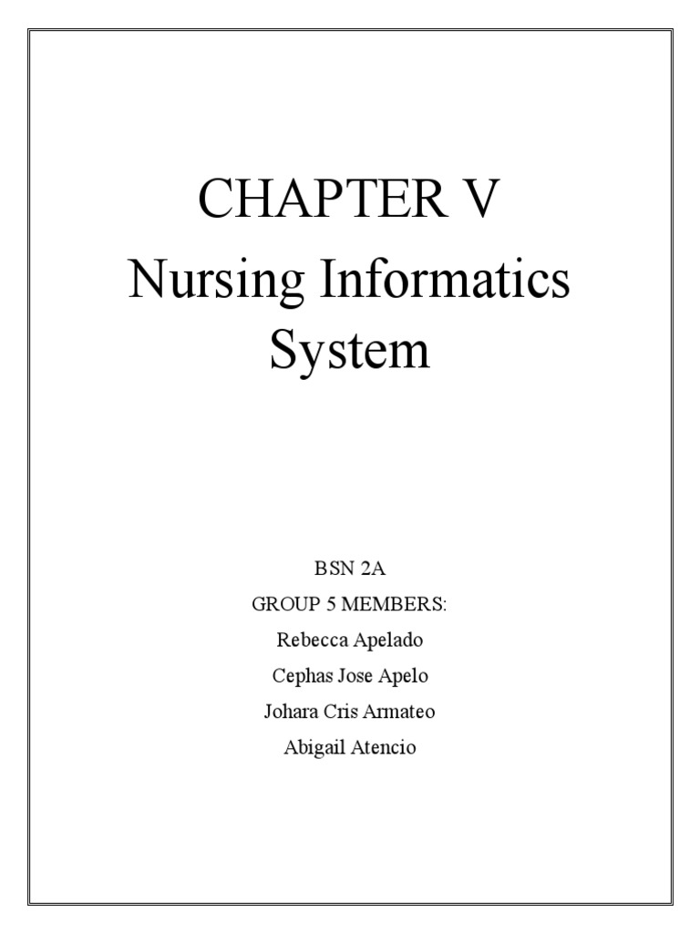 Nursing Informatics Overview and Impact | PDF | Personal Digital ...